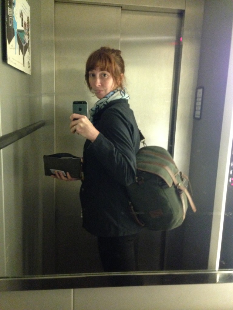 Me and my luggage